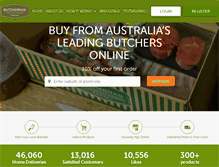 Tablet Screenshot of butcherman.com.au